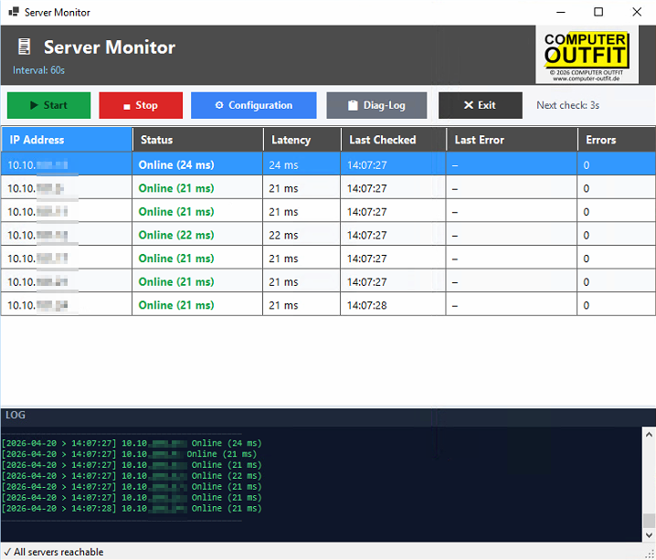 Server Monitor Screenshot
